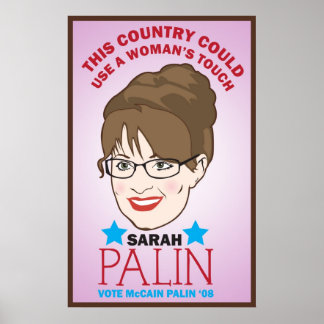 Palin, Poster tactile de la femme