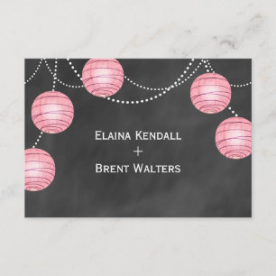 Pâlissez - les lanternes roses sur la craie RSVP