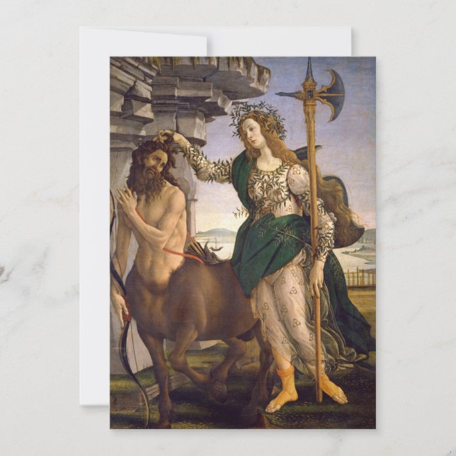 Pallas et le Centaur | Botticelli (Devant)