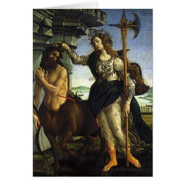 Pallas et le centaure de Sandro Botticelli (Devant)