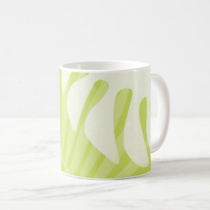 Palm Feuille Trio Lime Green Coffee Mug