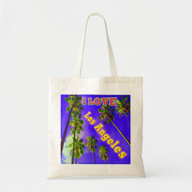 "Palm Sky : J'AIME Los Angeles 1" Sac (Devant)