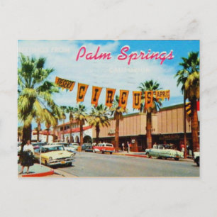 Palm Springs, Californie - Carte Postale Ancienne