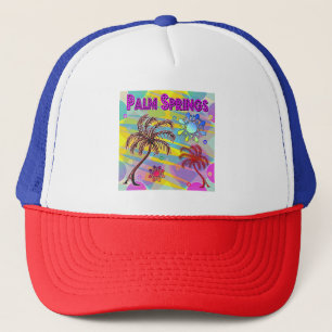 Palm Springs heureux et Casquette de l'espoir