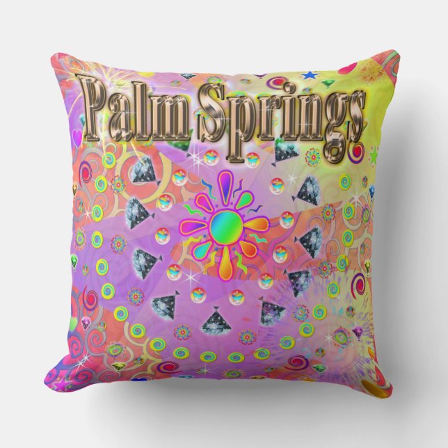 Palm Springs Lucky Golden Coussin (Recto)