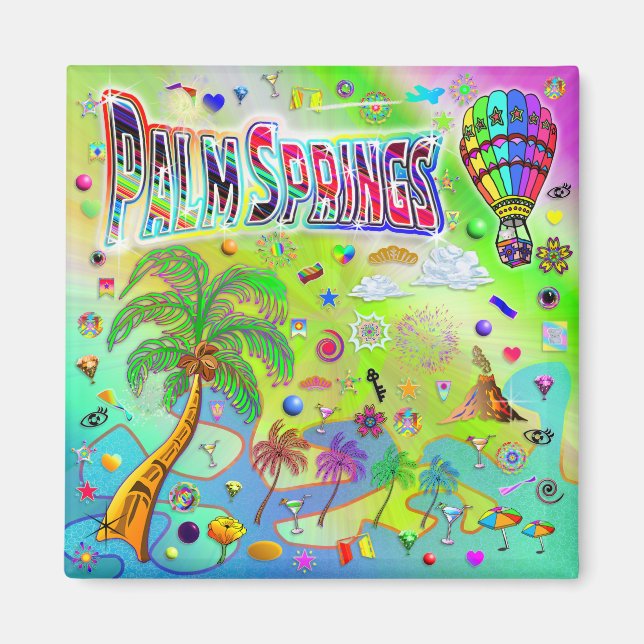 Palm Springs - Magnet de mélodie intemporel (Devant)