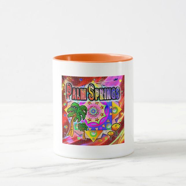 Palm Springs Tropical Friends Mug (Centre)