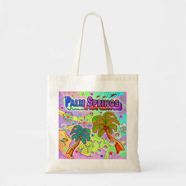 Palm Springs Vacation Target Tote Bag (Devant)