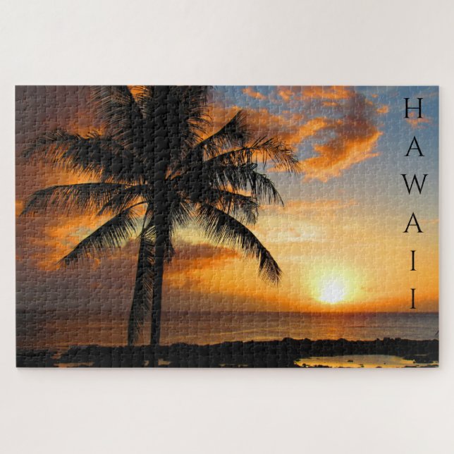 palm sunset jigsaw puzzle (Horizontal)