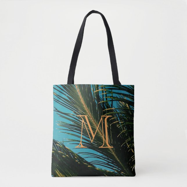 Palm Tree Feuille M Sac fourre-tout (Devant)