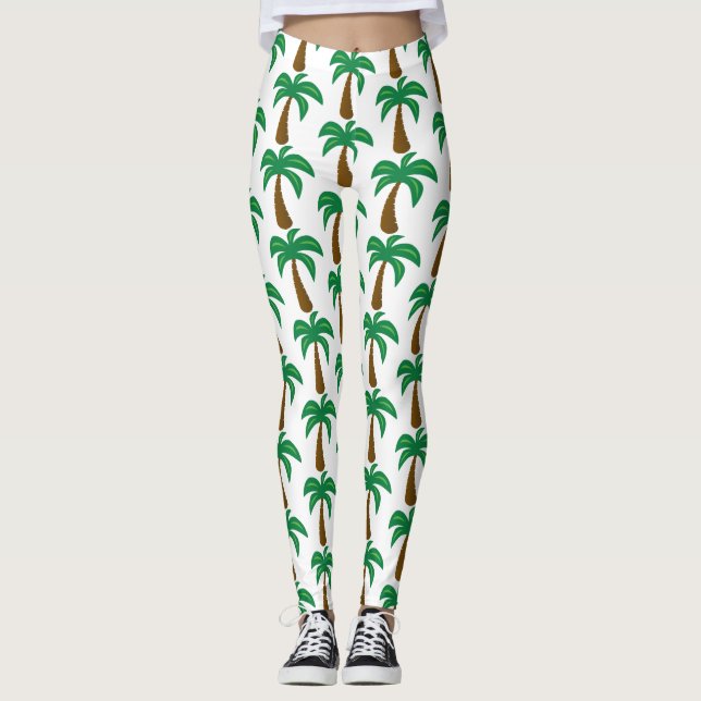 Palm Tree - Leggings personnalisés (Devant)