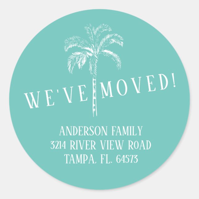 Palm Tree - Nous avons déplacé un nouveau Sticker  (Devant)
