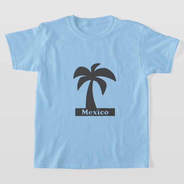 Palm Tree (Vacances Mexique) - T-shirt de base pou (Poser)