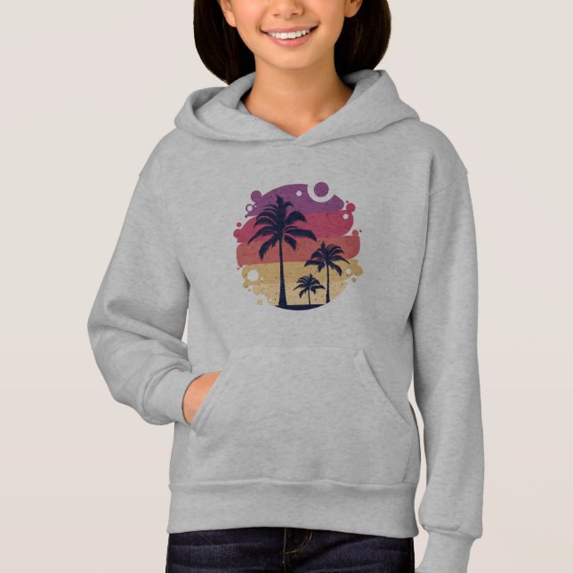 Palm Trees -  Summer Sunset Logo (Devant)