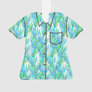 Palm Whisperer Hawaiian Tropical Aloha Shirt- Turq