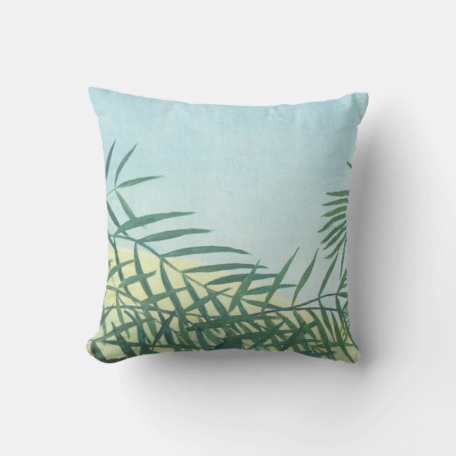 Palmettes sur le coussin bleu-clair de Henri (Recto)