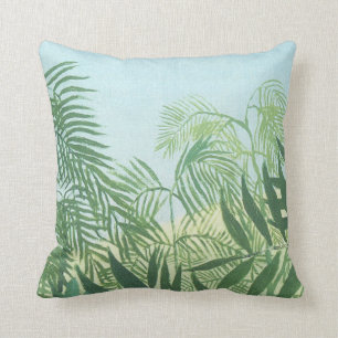 Palmettes sur le coussin bleu-clair de Henri