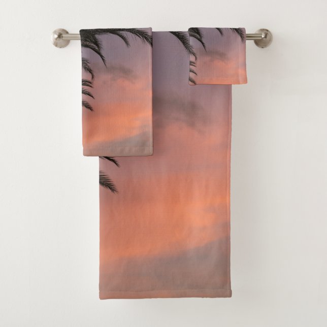Palmier du coucher de soleil des Caraïbes rose vio (En situation)