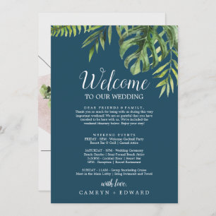 Palmier sauvage Lettre de bienvenue de la Marine