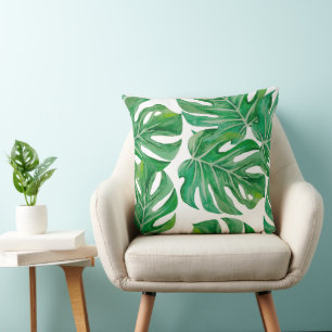 Palmier tropical Feuille Oreiller à lancer