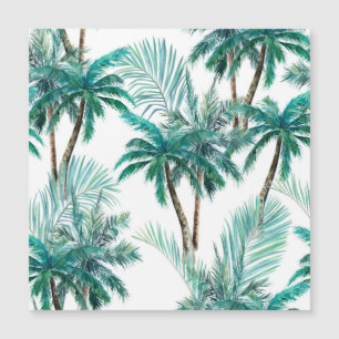 Palmier tropical : Motif de la jungle aquarelle.