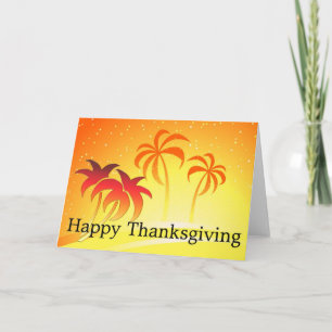 Palmiers :: Carte Bon thanksgiving