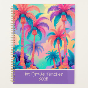 Palmiers colorés pour 1ère année 2026 personnalisé
