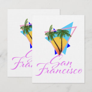palmiers des années 80 à San Francisco