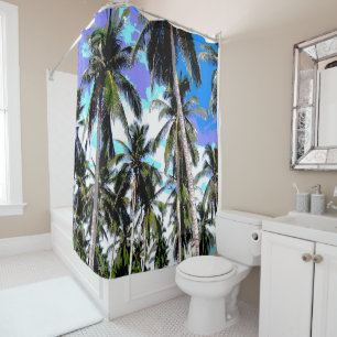 Palmiers Design Douche rideau