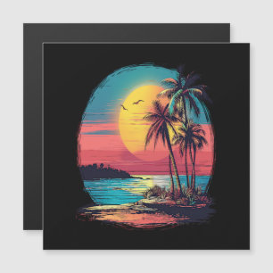 Palmiers et plage