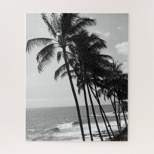 Palmiers hawaïens Puzzle de 16 po x 20 po (Vertical)