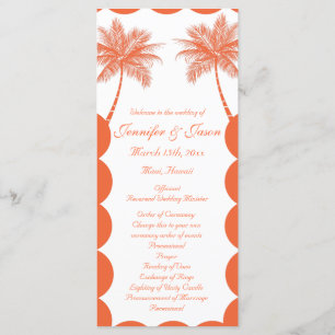 Palmiers Tropical Coral Beach Programmes de mariag