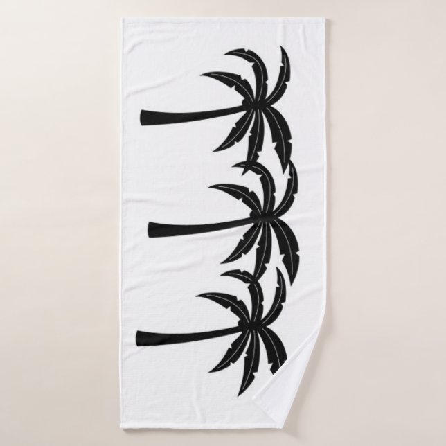 Palmiers tropicaux (Serviette de bain)