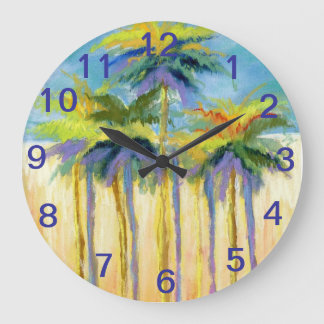 Palms de plage - horloge