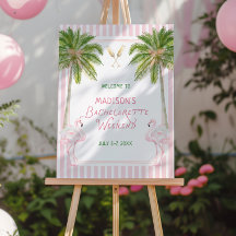 Palms Flamingo Bachelorette Welcome
