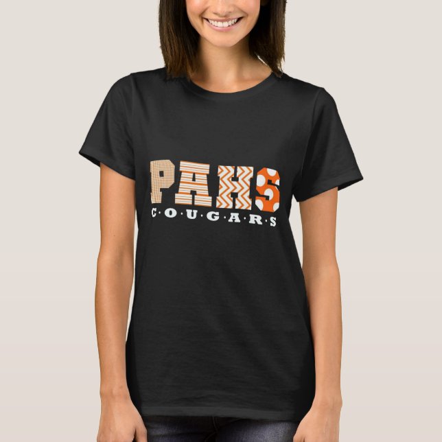 Palmyre Région Lycée Cougars T-Shirt (Devant)