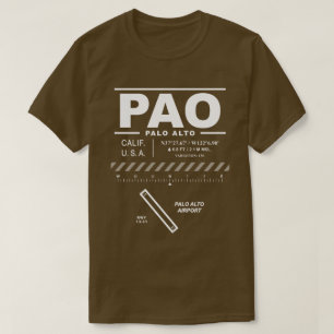 Palo Alto Aéroport PAO T-Shirt