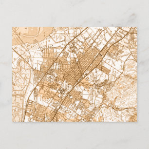 Palo Alto Menlo Park Carte postale Vintage