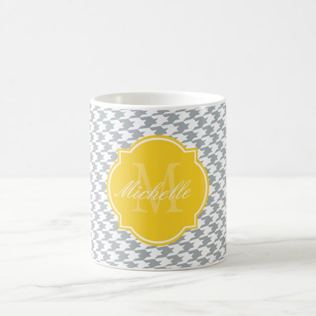 Paloma Houndstooth Monogram Mug (Centre)