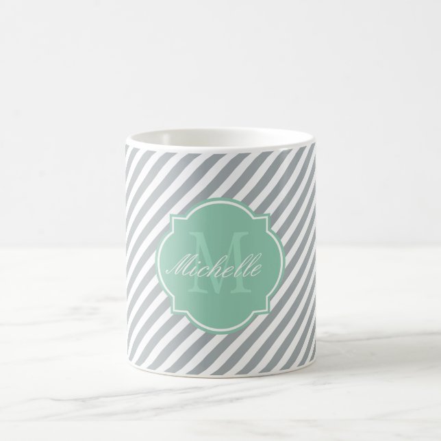 Paloma Stripe Monogramme Mug (Centre)