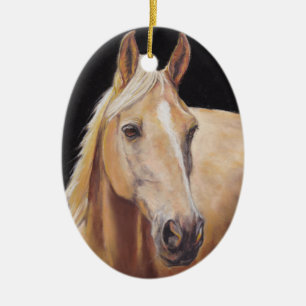 Palomino Horse Art Ornement