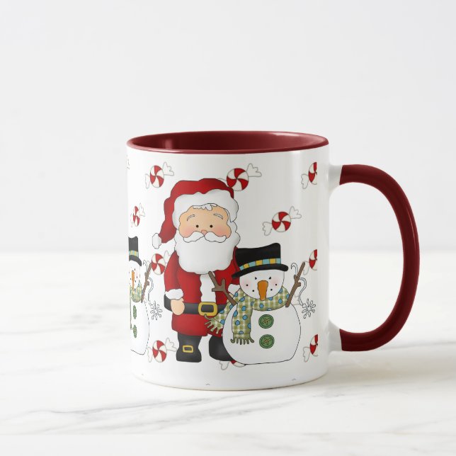 Pals de Noël Café de fête tasse (Droite)