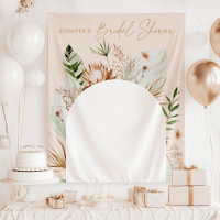 Pampas bohème herbe nuptiale tapisserie douche nup
