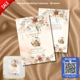 Pampas Florale Terracotta Grass BRIDESMAID'S LUNCH