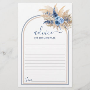 Pampas Grass Boy Conseils pour maman d'être carte