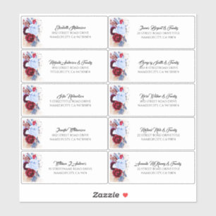 Pampas Grass Guest Name Étiquette de adresse