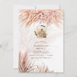 Pampas Grass THÉ Fête des mariées Déjeuner