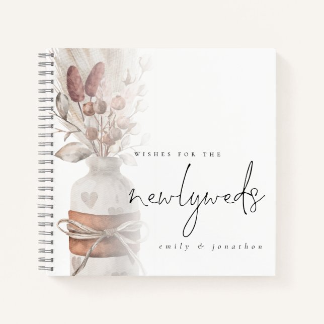 Pampas Grass Wives for Newlywes Livre d'hôtes (Devant)