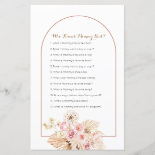 Pampas Rose Floral Grass Qui Connaît Mommy Meilleu