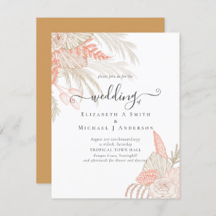 Pampas Tropical Grass Terracotta Mariage